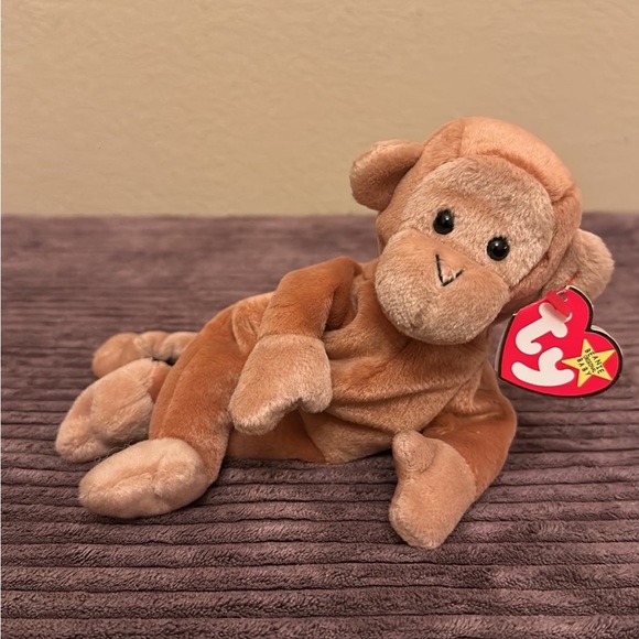 Toys Ty Beanie Babies Bongo The Monkey Poshmark